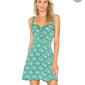 For love and lemons green sundress